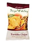 Sage Valley Tortilla Chips, Yellow Corn, Omega 3, 16-Ounce Bags (Pack of 3)