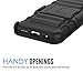 MoKo iPhone 6s Case - [Heavy Duty] Full Body Rugged Holster Cover with Swivel Belt Clip - Dual Layer Shock Resistant Apple iphone 6 / 6S (2014 / 2015) 4.7 Inch Phone Case , BLACK
