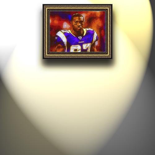 Completely Handpainted American Football Sport Painting, Custom Order FL4049, Oil on Canvas, with Option to Paint Jerry, Brett & Co. from Any Other Favorite Photograph or Picture, Unframed, Size 27'' x 37