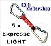 Sports : 5 x Expressen / Expresschlingen !!! Natürlich UIAA geprüft !!!