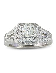 1ct Diamond Engagement Ring in 14k White Gold by 