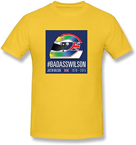 Justin Wilson Indy Car Racing Driver Personalize T-shirts O-neck For ManXXL