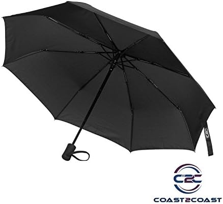 Auto Open / Close Foldable Umbrella Windproof Compact Travel Umbrella