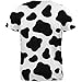 Old Glory Cow Pattern Costume All Over Adult T-Shirt