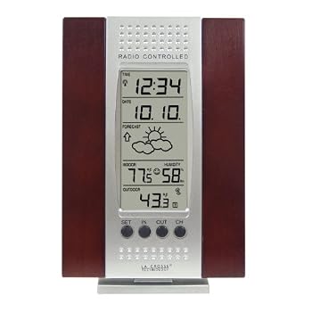 Set A Shopping Price Drop Alert For La Crosse Technology WS-7014CH-IT Indoor & Outdoor Digital Thermometer w/ Indoor Humidity, Forecaster, Atomic Clock