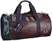 Fred Perry Contrast Barrel Bag L1121 Unisex - Erwachsene Sporttaschen, 48X26X26 Braun (Maroon/Navy/Ivy)