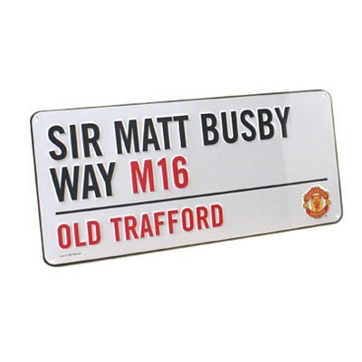 Manchester United FC Sir Matt Busby Way Street Sign