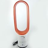 Pisenic Bladeless Fan 16 Inches with Remote Control, Bladeless Fan Air Conditioner 110v, Air Multiplier Table Fans, Orange, Free Shipping