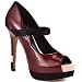 Jessica Simpson Womens Ely Peep Toe Platform Pump Red 10