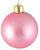 Huge Matte Pretty in Pink Shatterproof Christmas Ball Ornament 12 (300mm)