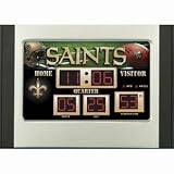 New Orleans Saints Scoreboard Desk & Alarm Clock