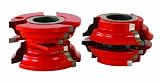 Freud UP275 Ogee Profile Exterior Door Rail And Stile Shaper Cutter Set, 1-1/4 Bore