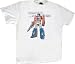 Transformers Optimus Prime Vintage Retro T-shirt White
