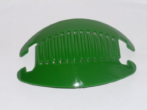 Interlocking Banana Combs Hair Clip French Side Combs Holde (Green)