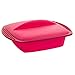 Mastrad Silicone Square Steam Cooker 42 Ounce Steamer (Raspberry)