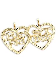 14k Yellow Gold Best Friends Breakable Pendant Charm