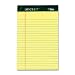 TOPS 63350 Docket Legal Ruled Perforated Pad, 16#, 5x8, Canary, 50 Sheets/Pad, 12/pack