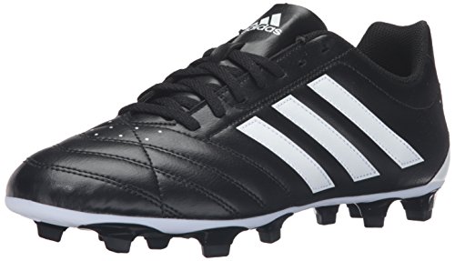 adidas Performance Men's Goletto V FG Soccer Shoe, Black/White/Black, 10.5 M US