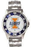 Illinois Fighting Illini Suntime Competitor Steel Mens NCAA Watch