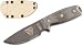 Ontario RAT 3 Utility Knife 3.5 D2 Combo Edge Blade & Tan Sheath