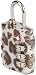 Belle Hop TSA 3 dial Leopard combination lock