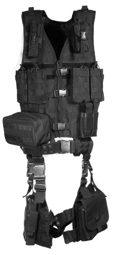 UTG Ultimate Tactical Gear Modular 10 Piece Complete Kit , Black