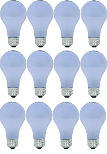 GE Lighting 48689 75-Watt A19 Reveal Bulbs, 12-Pack
