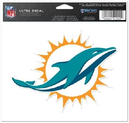 ULTRA DECAL 5X6 MIAMI DOLPHINS 5X6 ULTRA mez1m48925 84u2y9128 DECAL NEW LOGO 2013 national football league NFL american ball helmet game fan funs