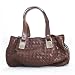 Michael Kors Newbury Large Leather Mocha Brown Drawstring Satchel Handbag