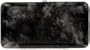 Midnight Black & Gray Patent Metropolitan Hard Case Wallet