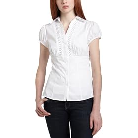 Buy A. Byer Junior's Crisp Stretch Poplin Top by A. Byer