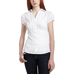 Buy A. Byer Junior's Crisp Stretch Poplin Top by A. Byer