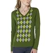 Merona® Argyle V-Neck Sweater - Green