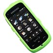 Crystal Faceplate Green Rubberized Case for SAMSUNG INSTINCT HD M850 SPRINT [WCC27]