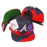 MLB ATLANTA BRAVES SNAP BACK OLD SCHOOL FLAT BILL HAT