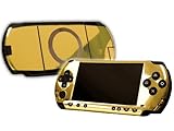 PlayStation Portable 1000 (PSP) Skin - NEW - GOLD CHROME MIRROR system skin ....