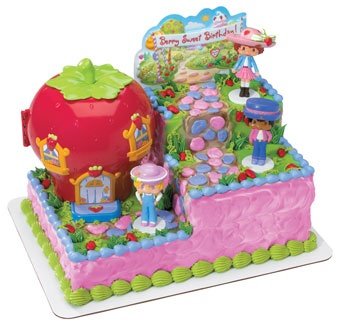 Strawberry Shortcake Sweet Celebration Cake Topper Set