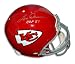 Autographed Len Dawson Kansas City Chiefs Throwback Helmet Inscribed Hof 87