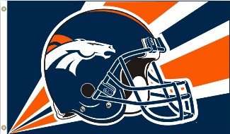 Denver Broncos 3' x 5' Premium NFL Flag
