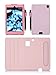 Fire HD 6 2014 Case, roocase Dual View Fire HD 6 Folio Case Cover with Stand [Supports Auto Sleep/Wake Feature] for Amazon Fire HD 6 2014, Pink