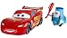 Cars 2 Gas Up and Go Guido and Lightning McQueen Car Playset