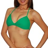 Bamboo Island Ladies Soft Triangle Cup Wireless Bra / Surf Swimsuit Bikini Top - Quick Dry
