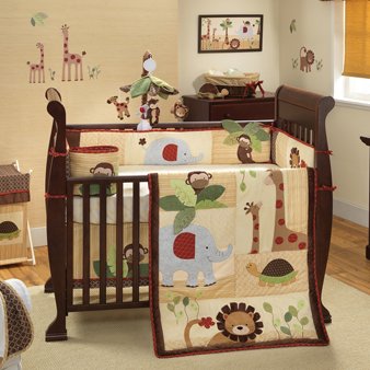 Lambs and Ivy Coco Tails Bedding Set