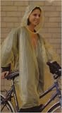 Adult disposable rain poncho x3