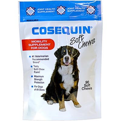 Cosequin Soft Chews Mobility Supplement for Dogs 90 Count (Pack of 2)