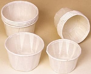 Paper Medicine Cups - 3/4 oz. - Model 67055 - Box of 250