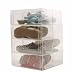 Crystal Clear Stacking Shoe Bin