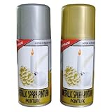 GOLD SILVER & COPPER SPRAY 1 OF EACH CHRISTMAS C199