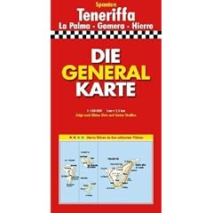 Die Generalkarte Teneriffa 1:150 000