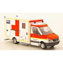 Mercedes Sprinter Wietmarscher, BRK Walser Rettung, Oberstdorf, Modellauto, Fertigmodell, Rietze 1:87